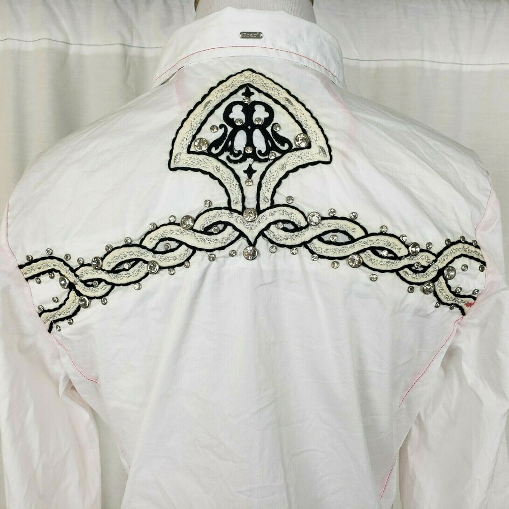 Roar Rhinestone Embellished Western Shirt - Picture 6 of 6